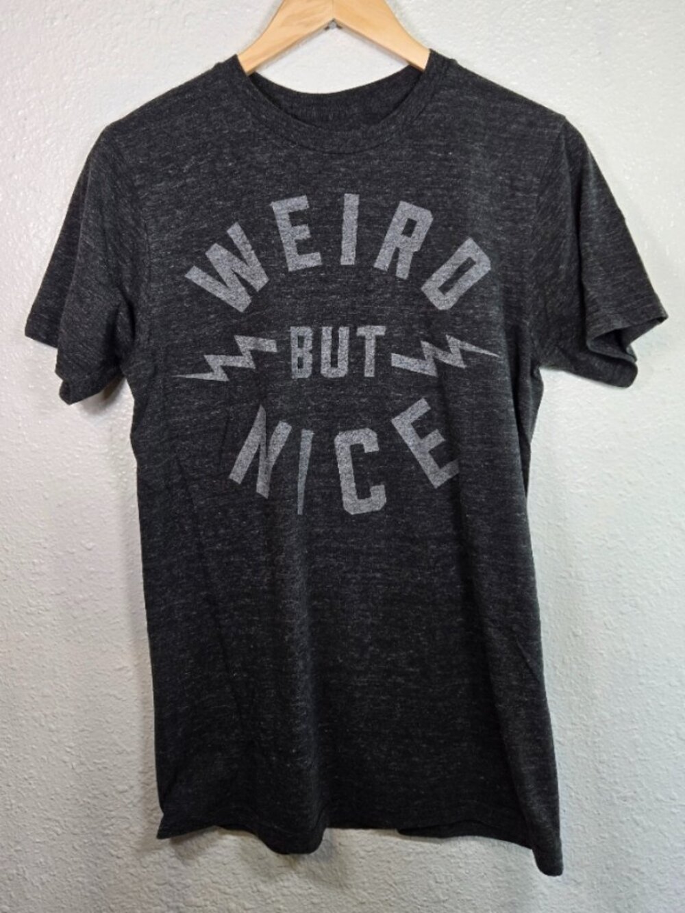 Vintage-Style Graphic "WEIRD BUT NICE" T-Shirt
